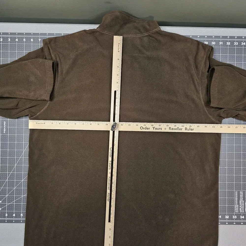 The North Face Jacket XXL Brown TKA 100 Glacier Fleece 1/4 Zip Gorpcore Camp